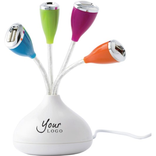 Flower USB Hub printed